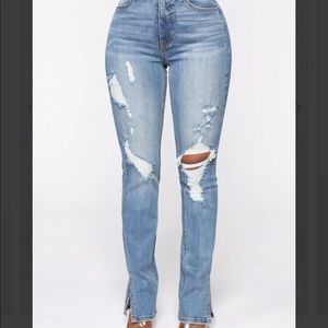 Fashion Nova high waist jeans